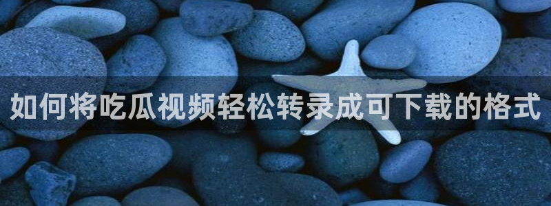 51吃瓜出品短剧怎么下载：如何将吃瓜视频轻松转录成可下载的格式