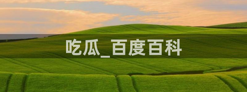 八月瓜尽量少吃的原因：吃瓜_百度百科